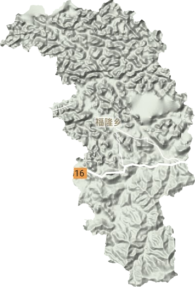 福隆乡地形地图