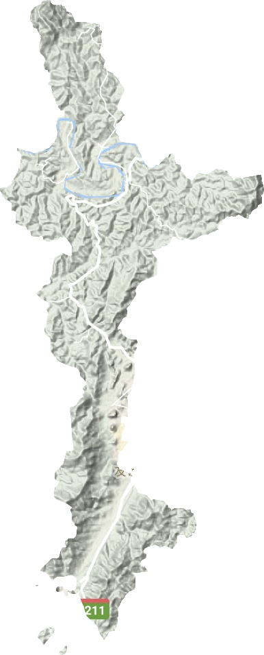 友谊镇地形地图