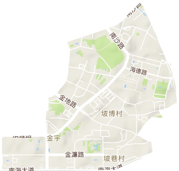 金宇街道地形地图