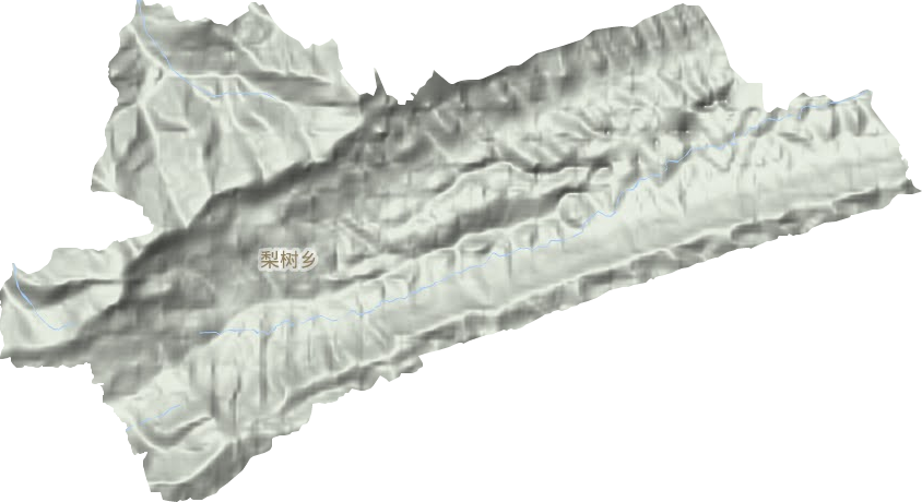 梨树乡地形地图