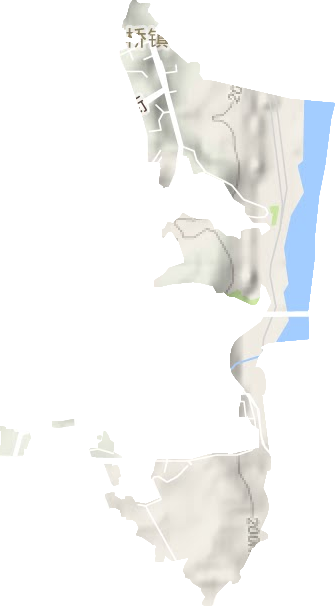 九宫庙街道地形地图