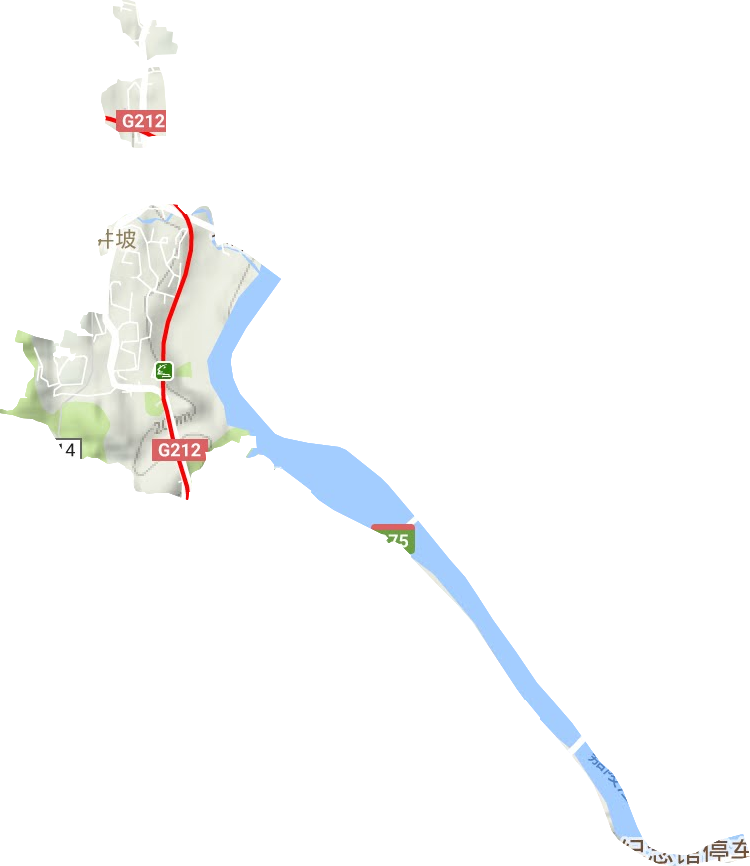 石井坡街道地形地图