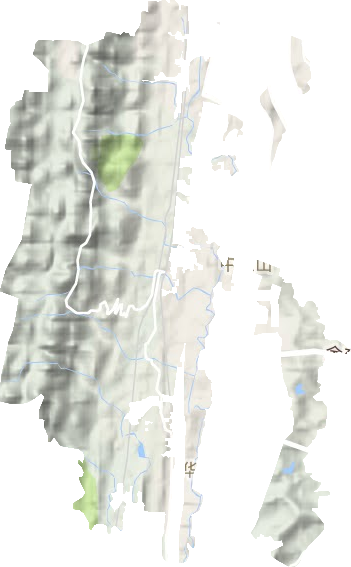 华岩镇地形地图