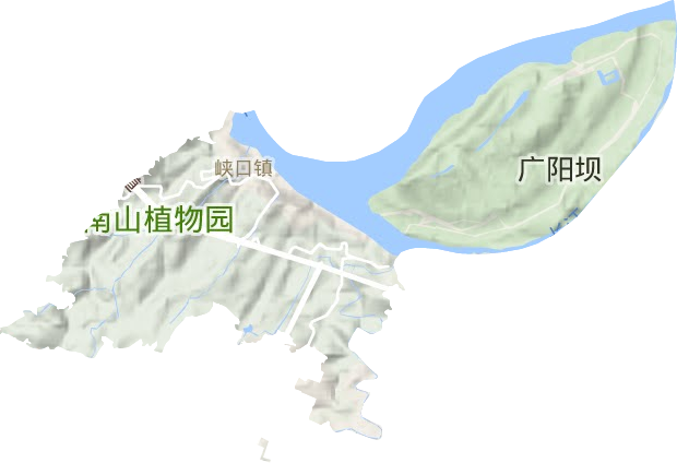 峡口镇地形地图