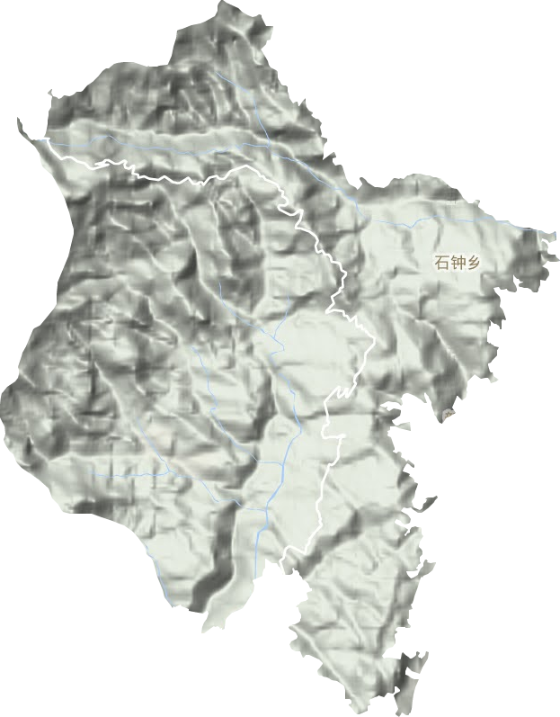 新华乡地形地图