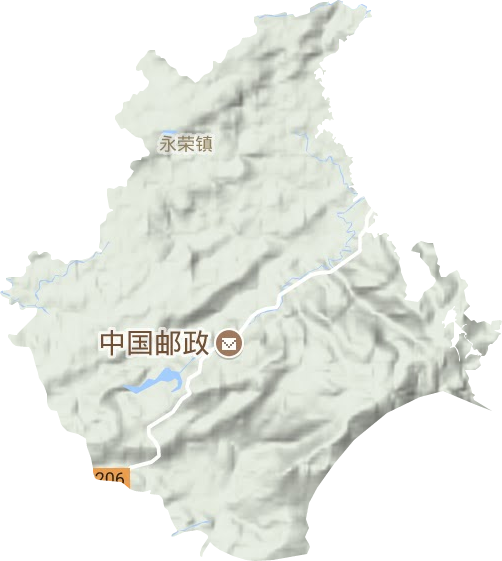 永荣镇地形地图