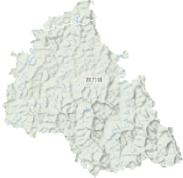 群力镇地形地图