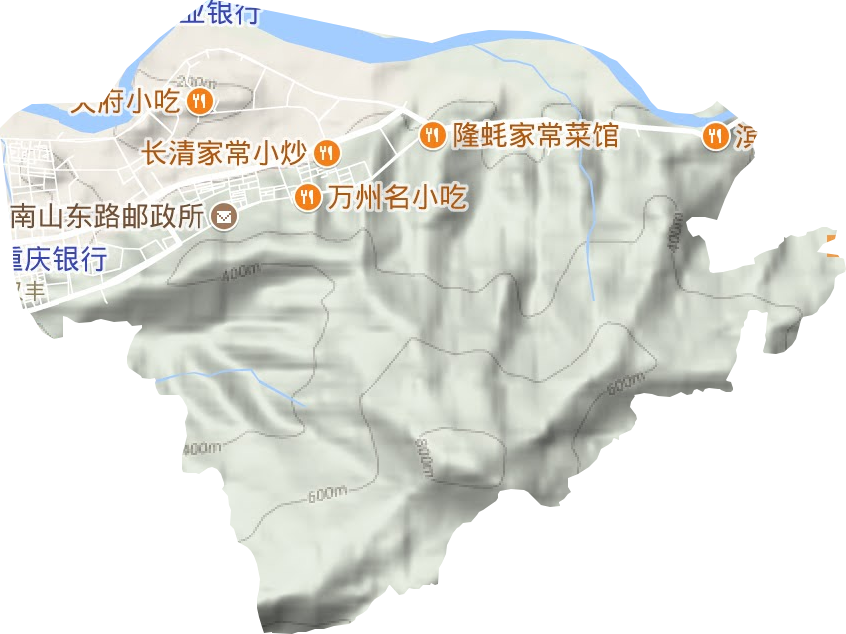 文峰街道地形地图