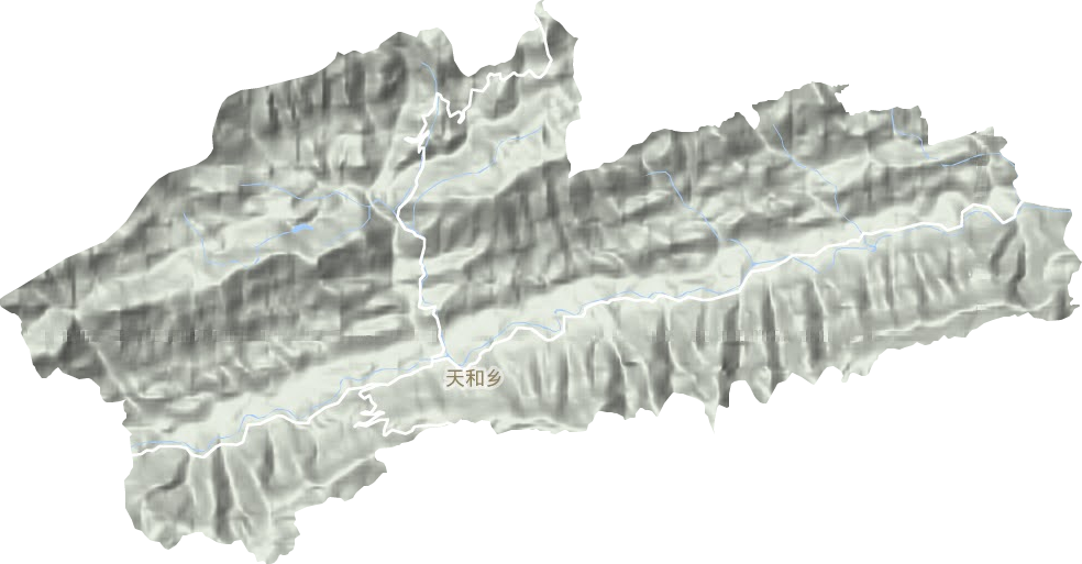 天和镇地形地图