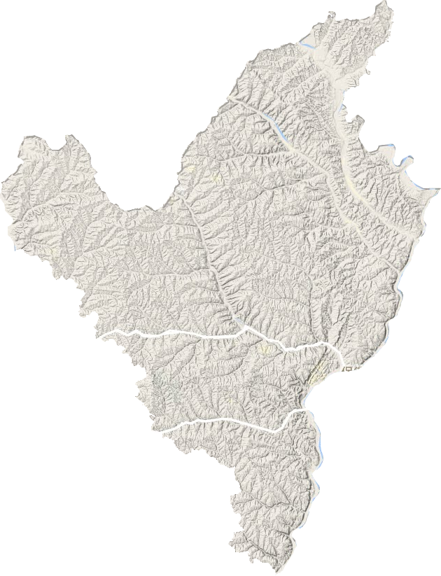 府谷县地形地图