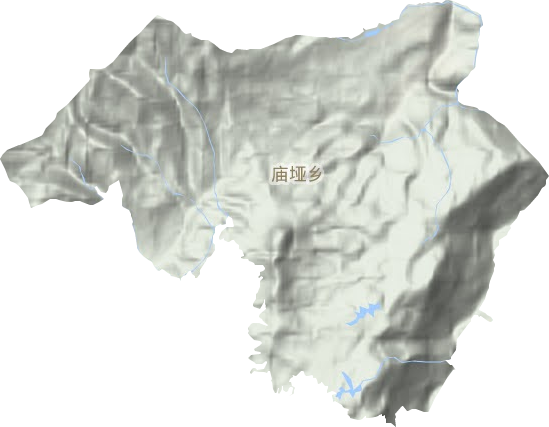 庙垭乡地形地图