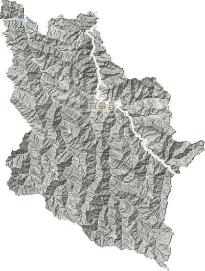 岚皋县地形地图