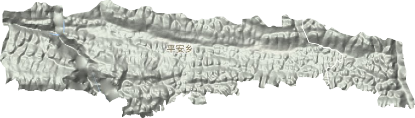 平安乡地形地图