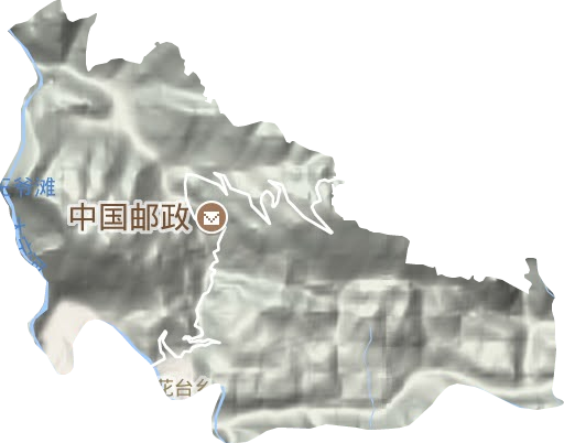 花台乡地形地图