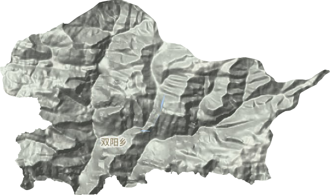 双阳乡地形地图