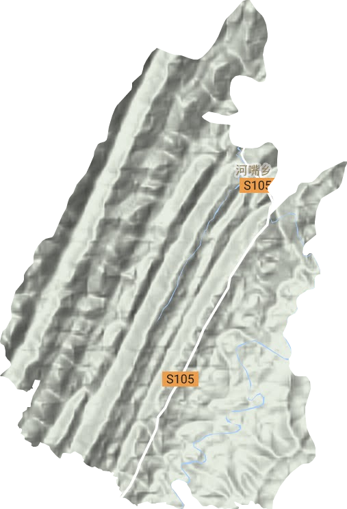 河嘴乡地形地图