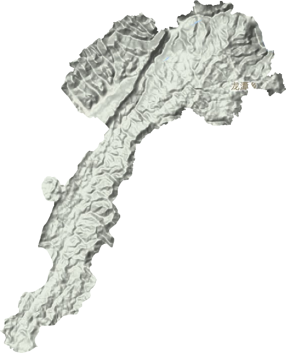 龙潭乡地形地图