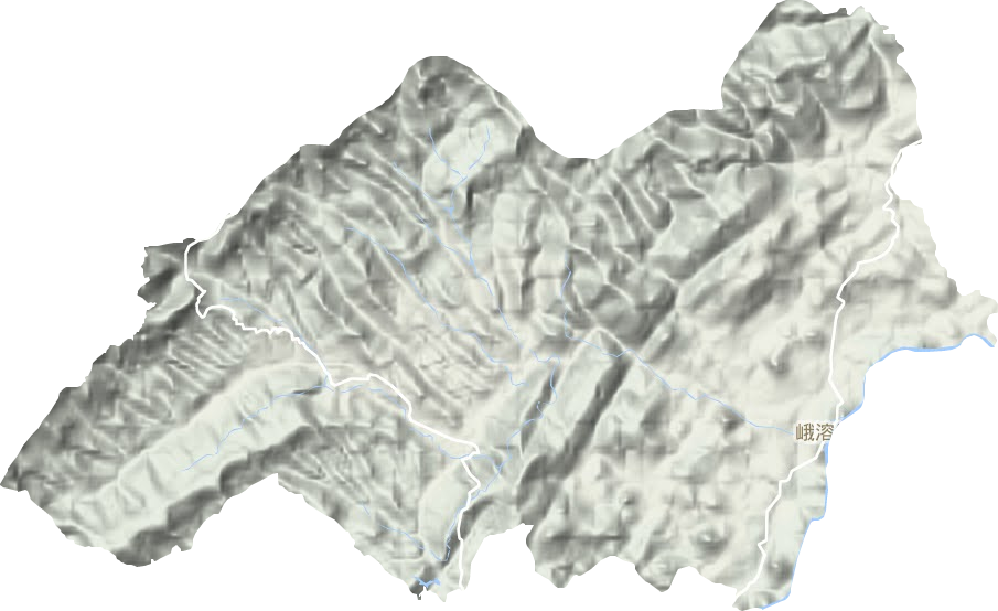 峨溶镇地形地图