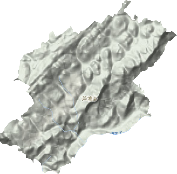 芦塘乡地形地图