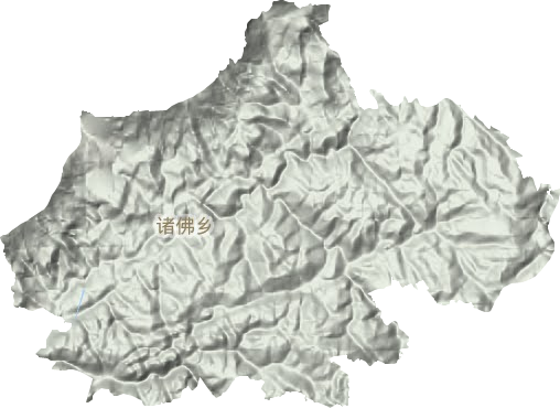 诸佛乡地形地图