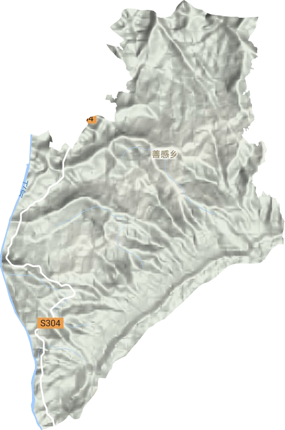 善感乡地形地图