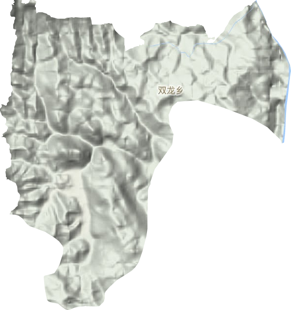双龙乡地形地图