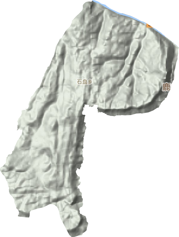 石盘乡地形地图