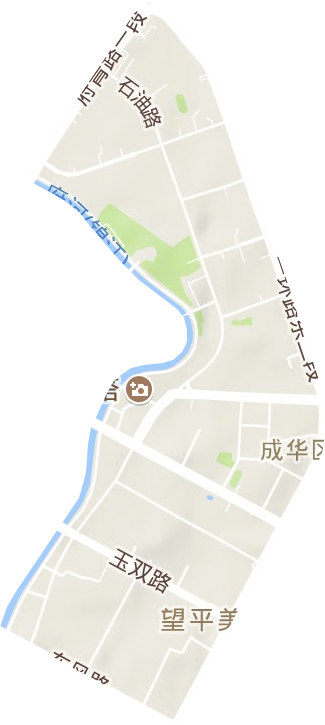 猛追湾街道地形地图