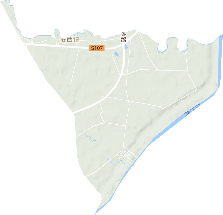 安西镇地形地图