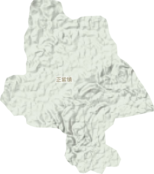 正紫镇地形地图