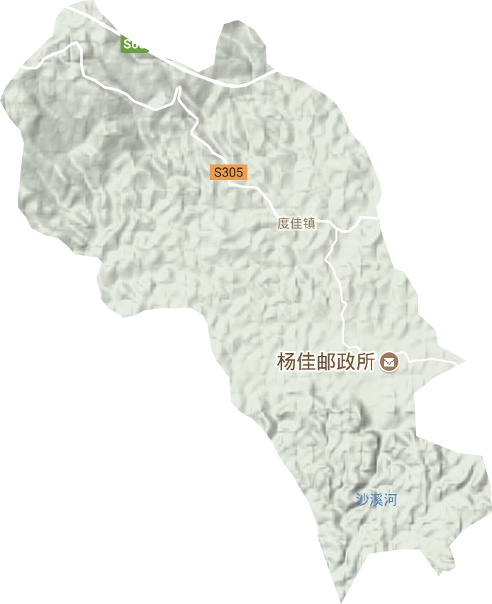 度佳镇地形地图