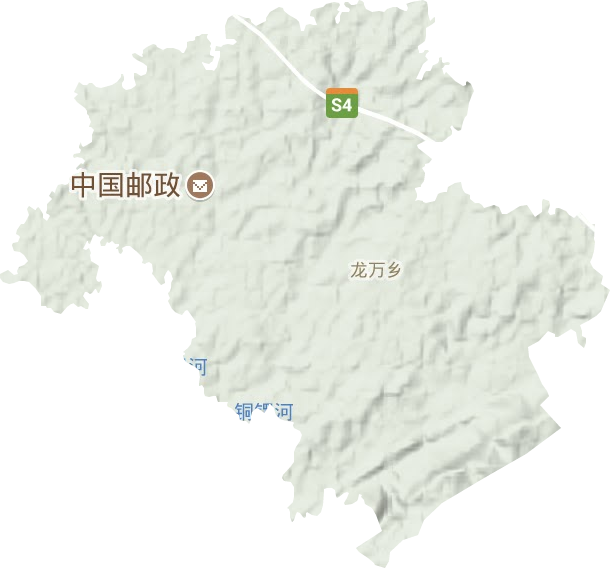 龙万乡地形地图