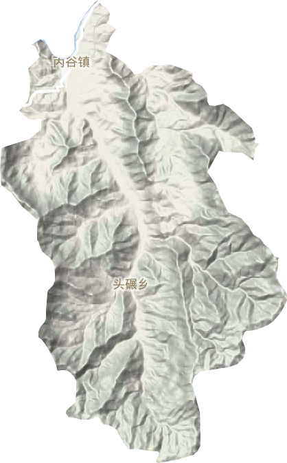 丙谷镇地形地图
