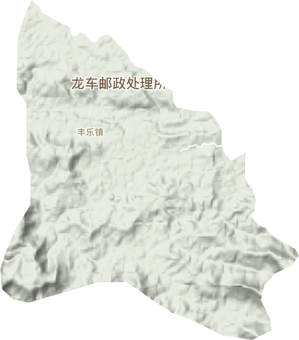 丰乐镇地形地图