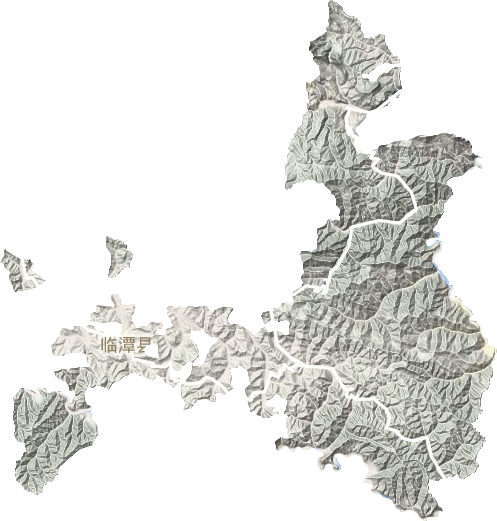 临潭县地形地图