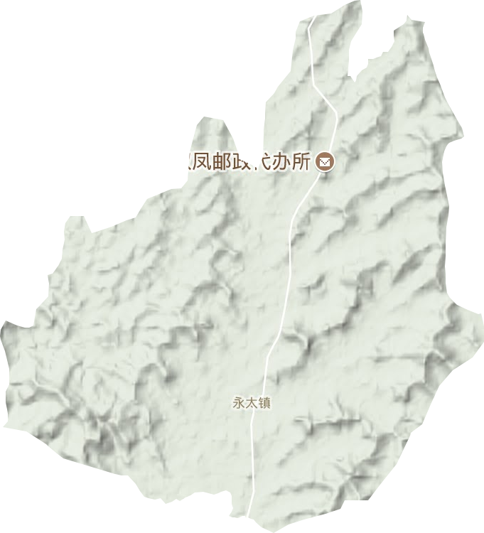 永太镇地形地图