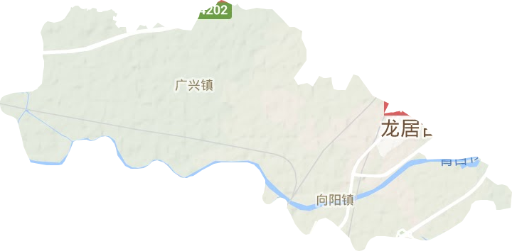向阳镇地形地图