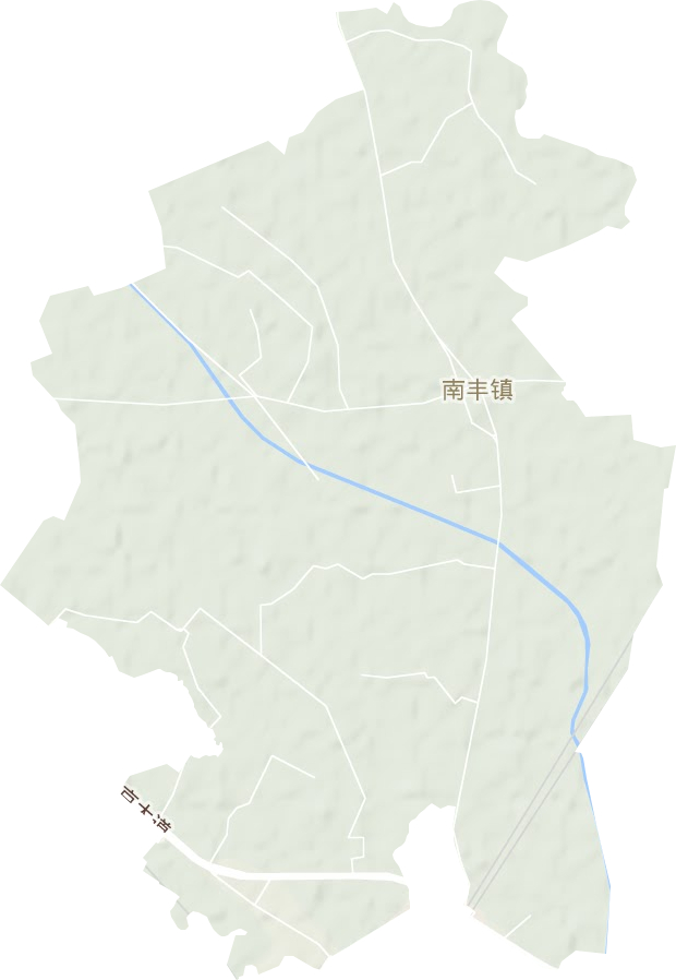 南丰镇地形地图