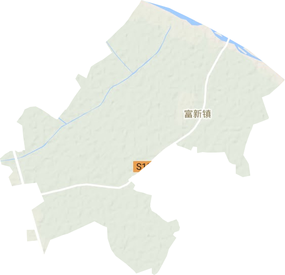 富新镇地形地图