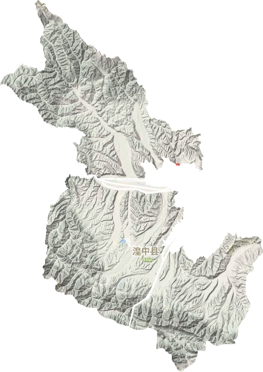 湟中区地形地图
