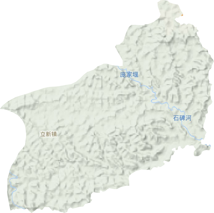 立新镇地形地图