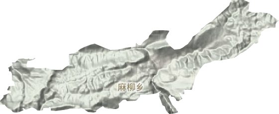 麻柳乡地形地图