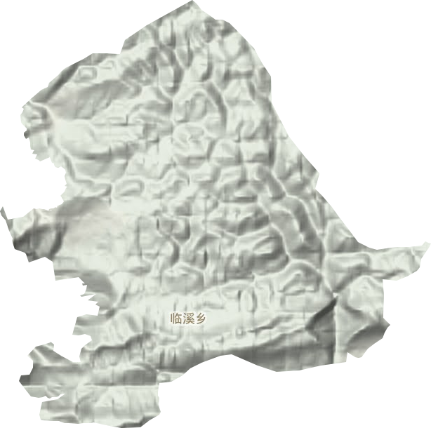 临溪乡地形地图