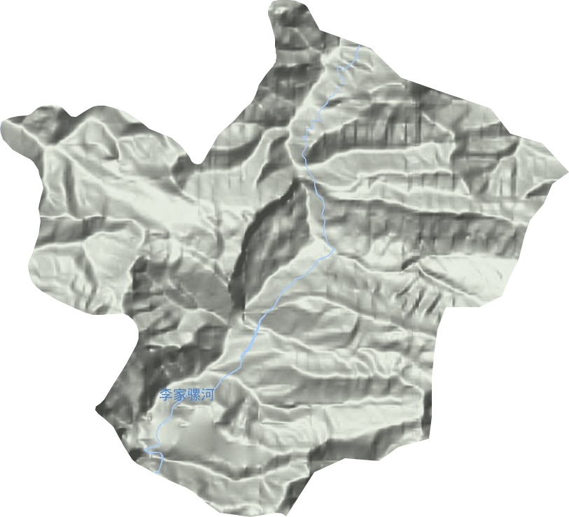 燕子乡地形地图
