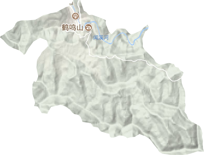 普安镇地形地图