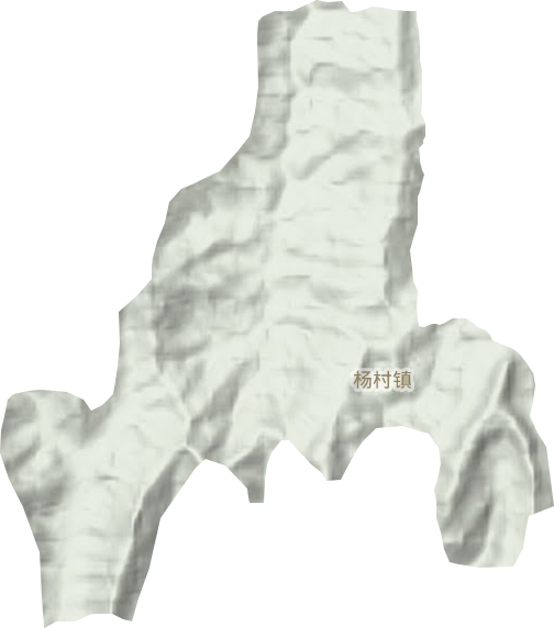 杨村镇地形地图