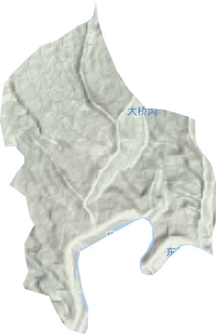 唤马镇地形地图