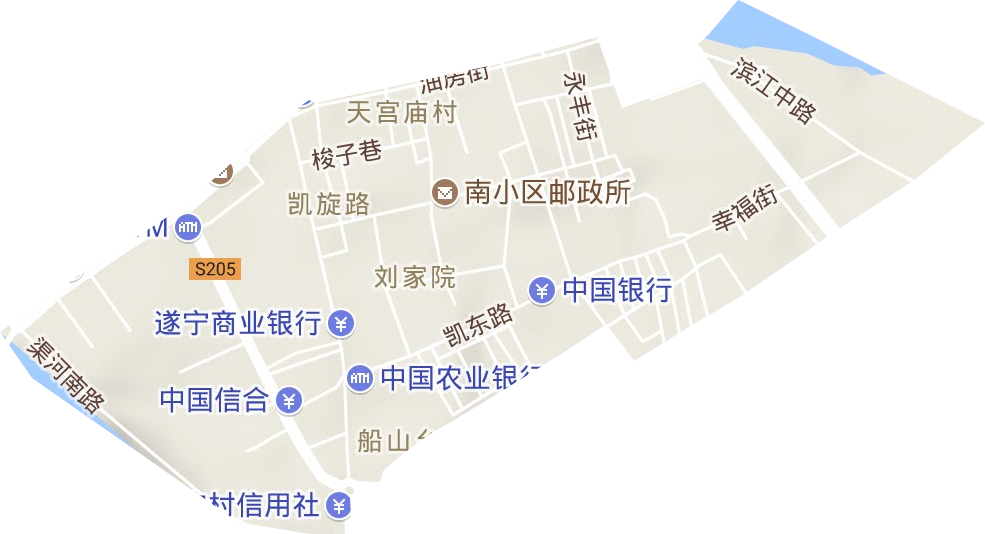 凯旋路街道地形地图