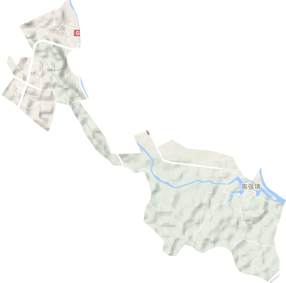 龙凤镇地形地图