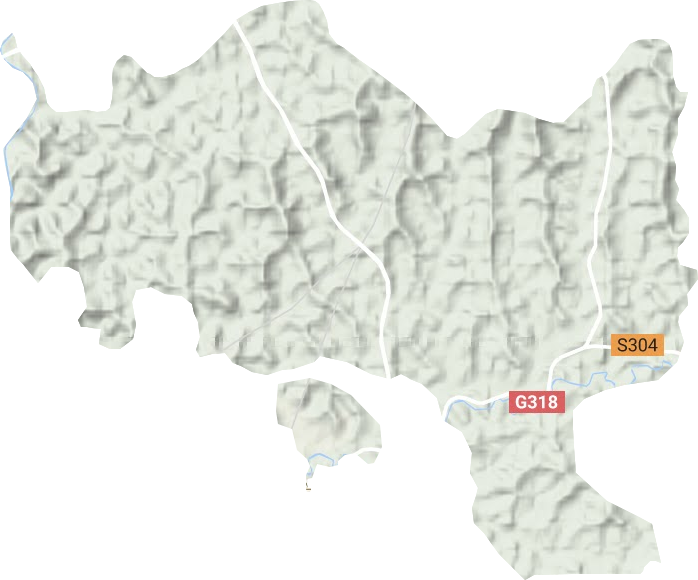 永兴镇地形地图